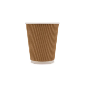 8oz Kraft Ripple Paper Cup - 500pk