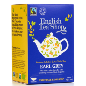 ENGLISH TEA SHOP Earl Grey Tag & Envelope Tea Bags