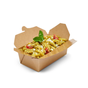 Rectangular Leak Proof Kraft Deli Box - 300pk